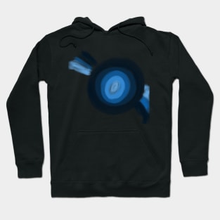 Blue abstract colour Hoodie